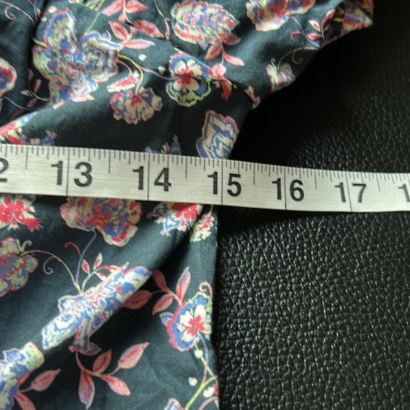 Nation LTD Angel Top Navy Midsummer sweetheart neckline bubble sleeve Sz XS NEW - Picture 14 of 15